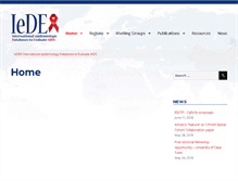 Tablet Screenshot of iedea.org
